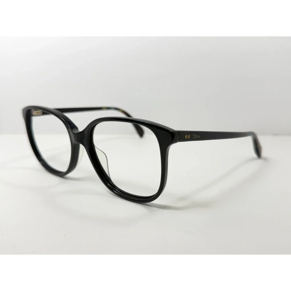 TOMS Sandela Women's Black Tortoise Blue 56mm Oversized Sunglasses Frames